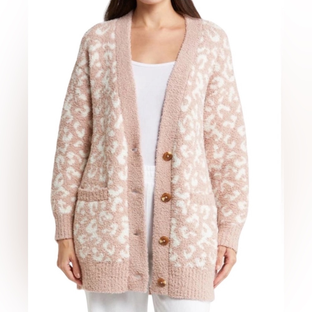 UGG Joselyn Cliff Leopard Cardigan Size Large